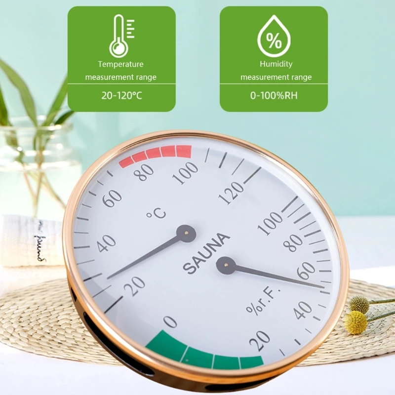 Thermometer SaunaRoom Hygrometer Digital Temperature Humidity Meter for Bathroom Dropship