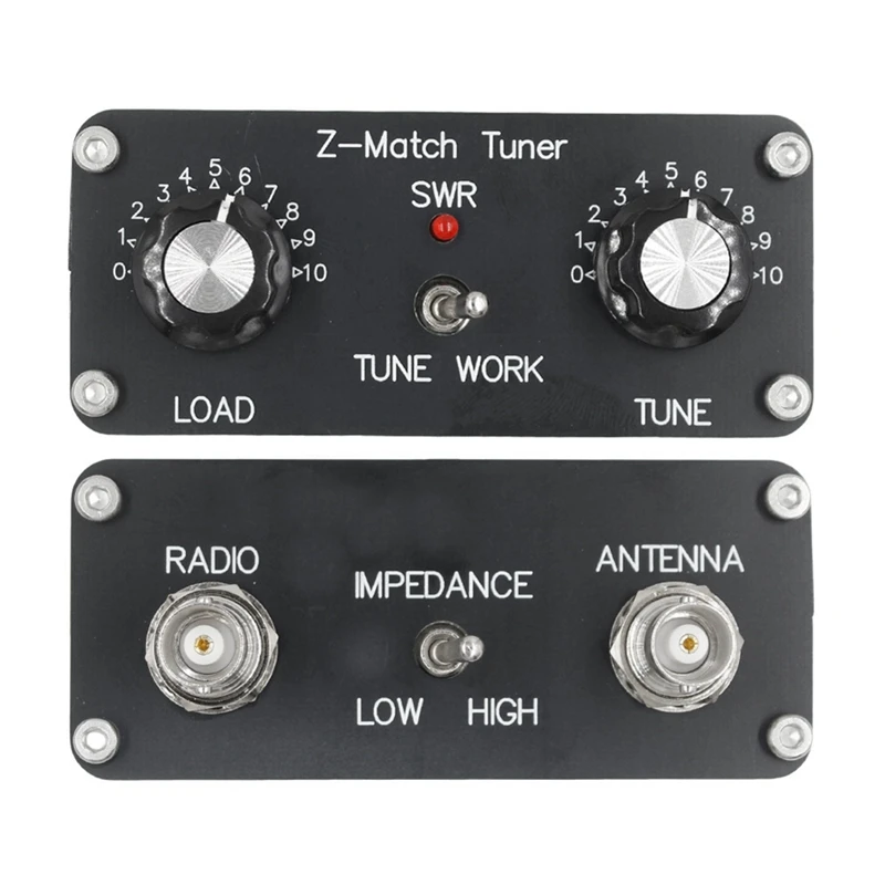 QRP Z-Match คู่มือจูนเนอร์เสาอากาศ 5W จูนเนอร์ 3-28 Mhz จูนเนอร์เสาอากาศ HAM