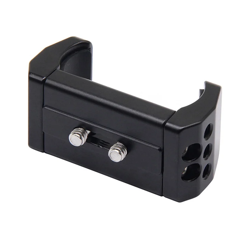 BNVN-For Probty T5 T7 T9 SSD Universal Power Bank Clamp,Aluminum Clamp Adjustable From 55-80Mm Can Mount By Cold Shoe