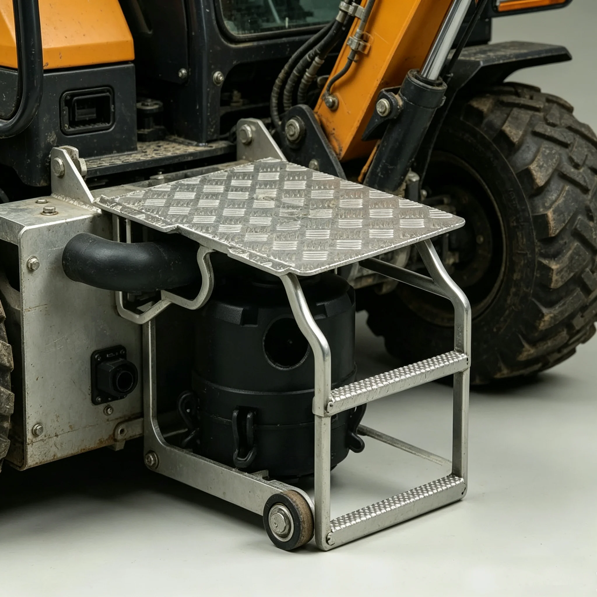 RC 1/14 Air Cleaner Metal Stair for Tamiya Hydraulic Excavator Loader Dump Truck for SCANIA MAN VOLVO Trailer Tipper DIY Parts