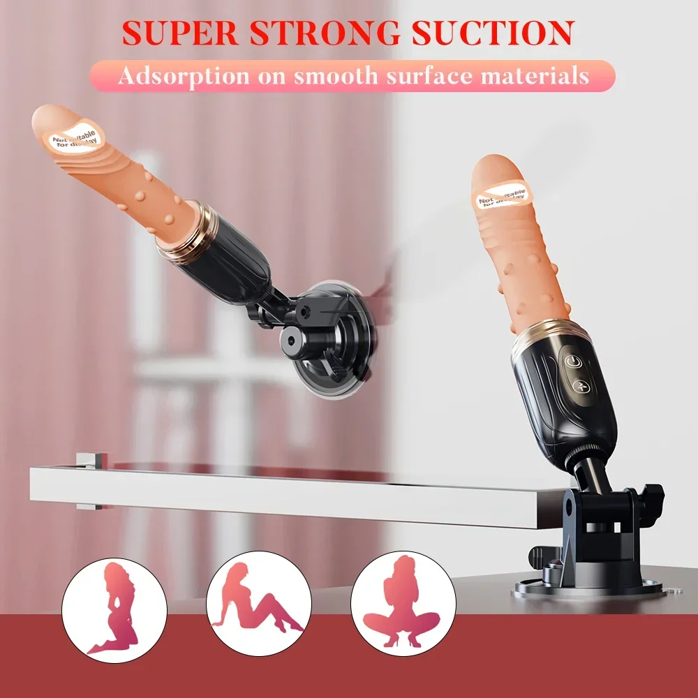Telescopic Heating Dildo Vibrator Automatic Sex Gun Remote Control Female Masturbation Machine for Women Electric Adult Sex Toy - Image 4