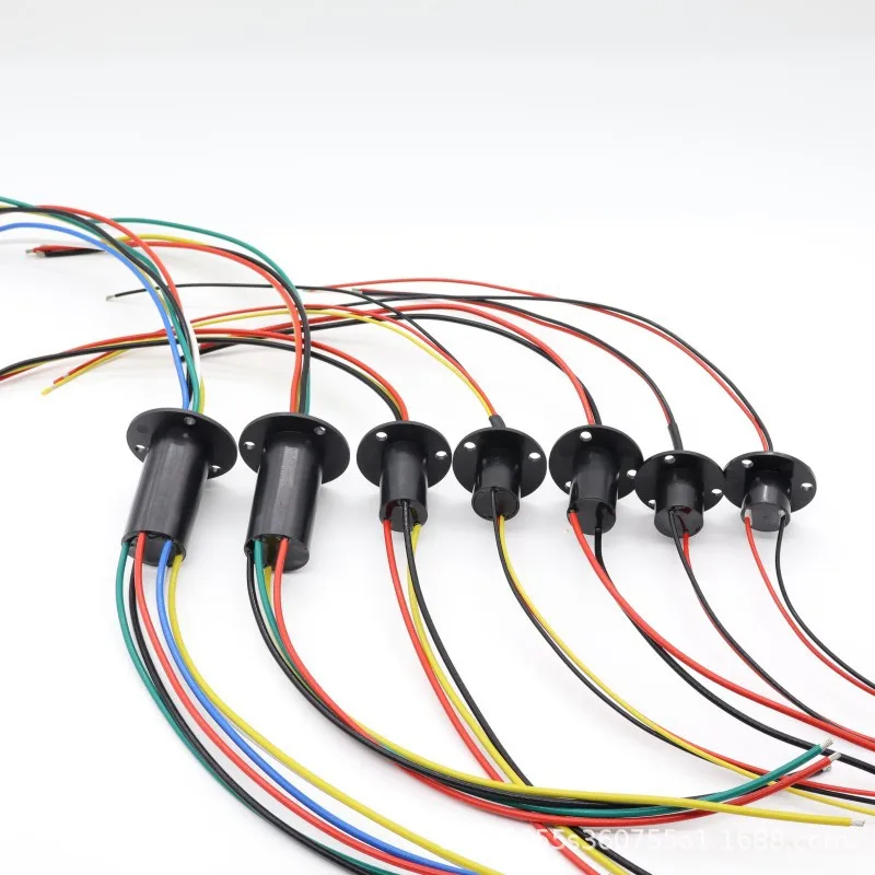 Micro Slip Ring 2/3/4 Channels 5A 12.5mm Rotate Dining Table Slip Ring Electric Collector Rings