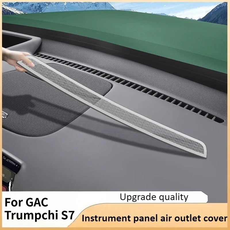 

Для GAC Trumpchi S7 2025 2026, защитная крышка вентиляционного отверстия приборной панели, защита от пыли и засорения, аксессуары для модификации интерьера