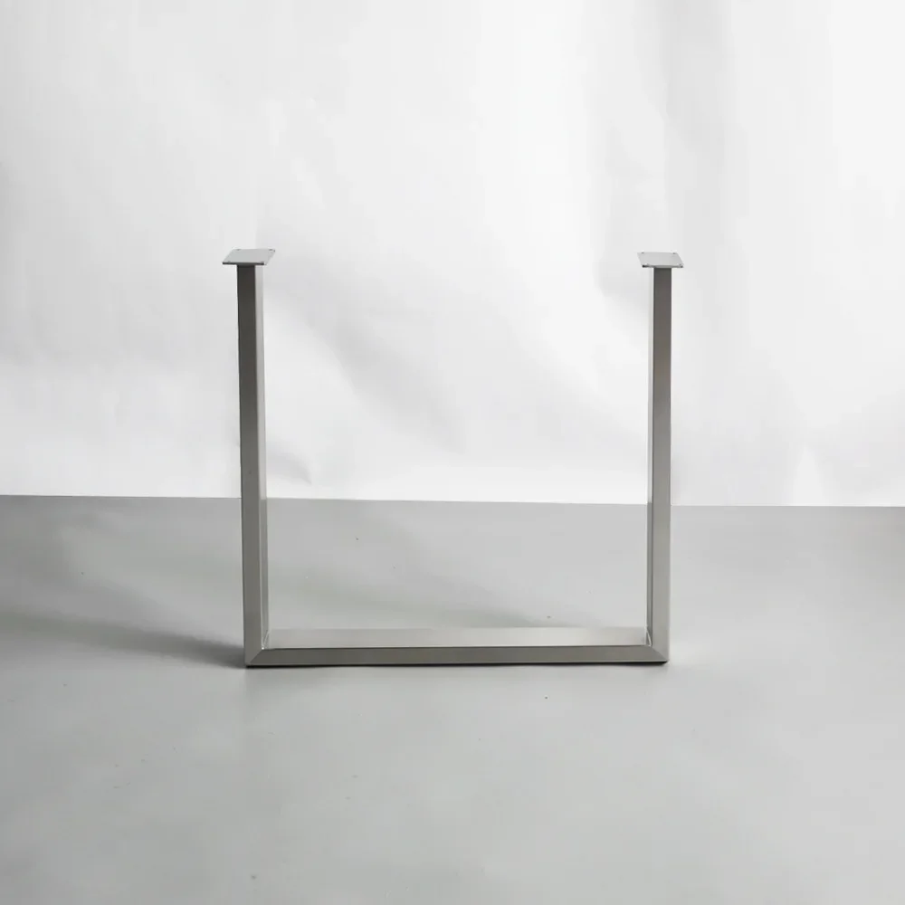 Solid wood large board bracket table foot stainless steel table leg diningfoot bracket bar support desk