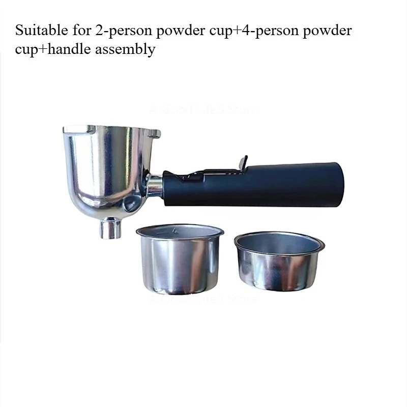 Adaptado para aplica a la cafetera Petrus/Petrus 3180/3180B/3800 accesorios mango embudo de filtro de taza de polvo