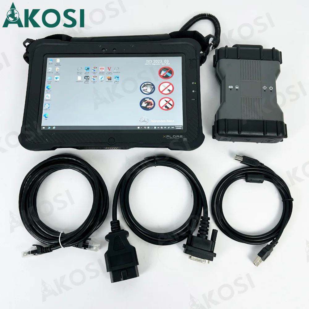 MB star c6 sd connect DOIP VCI can Multiplexer with software SSD C6 WIFI with Xplore Tablet diagnostic tool