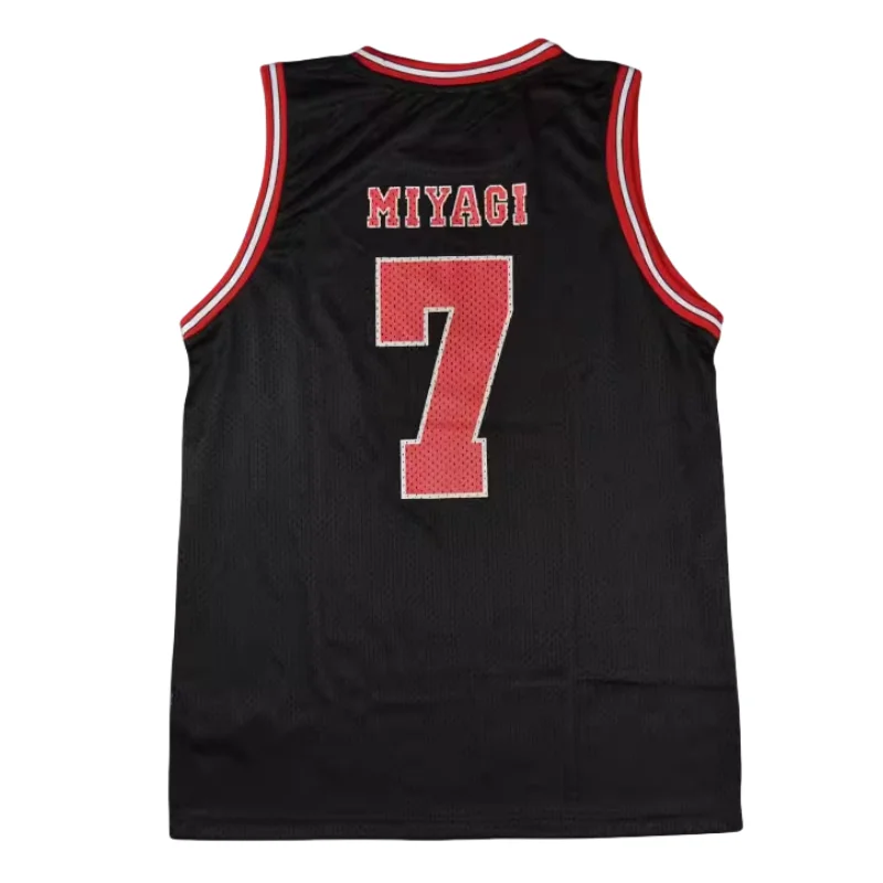 เสื้อคอสเพลย์อนิเมะ Shohoku #7 Miyagi Ryota JERSEY Basket เสื้อบุรุษ