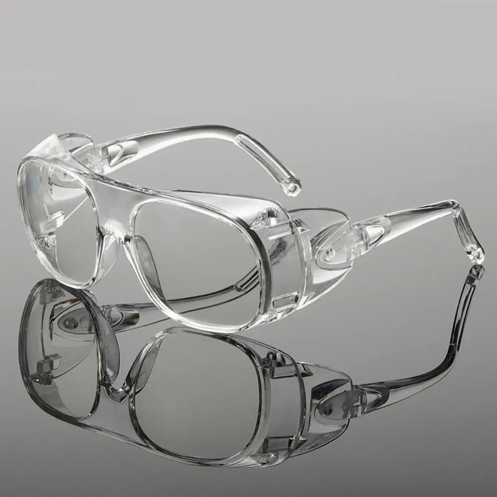 

Safety Glasses Windproof Dustproof Goggles for Men Women Blue Blocking Protective Eyewear Large Frame Transparent Sunglasses