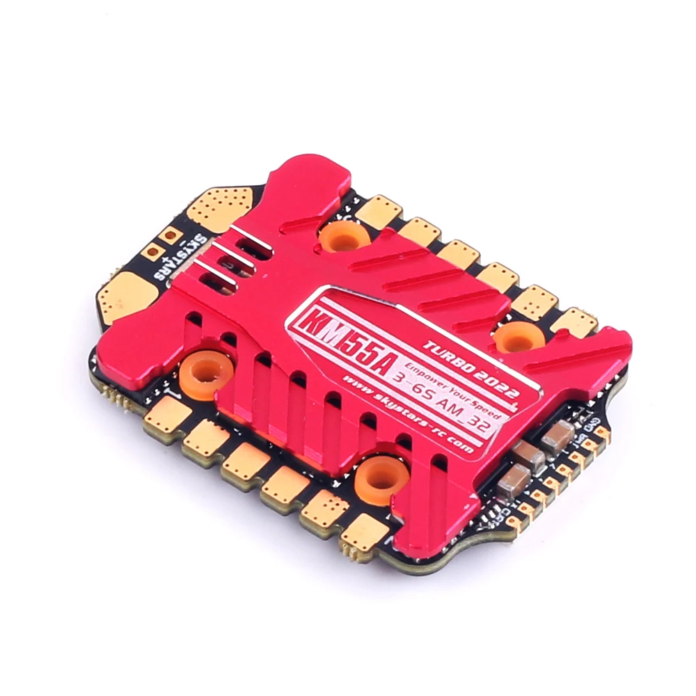 

Skystars AM55 55A 4in1 ESC AM32 32Bit 3-6S DShot1200 70A Burst 20x20mm Mount,FPV ESC For FPV Racing Drones