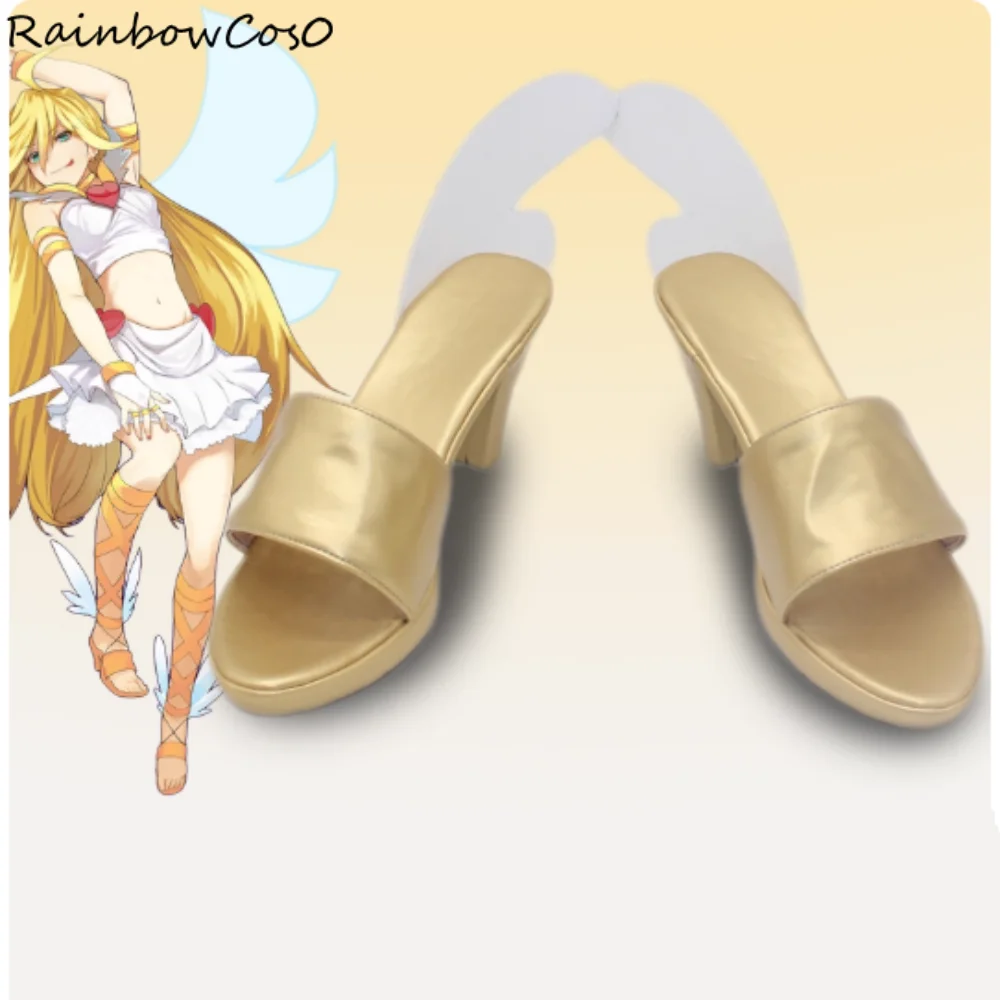 Panty Anarchy Panty Stocking con liguero Cosplay Zapatos Botas Juego Anime Fiesta Halloween RainbowCos0 W5239