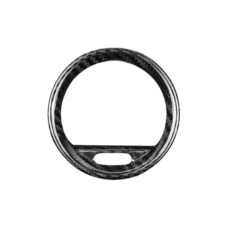 

Sut For Abarth 595 695 500 2016-2024 Real Hard Carbon Fiber Car Air Outlet Vent Sticker 1PCS