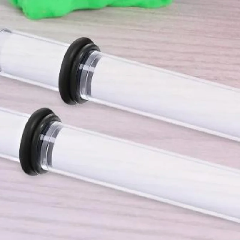Transparent Acrylic Clay Roller With Thickness Ring, Plastic Rolling For Sculpting, Compatible For Un-fired Clay Art Projects