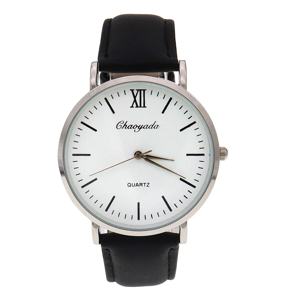 

Men's Luxury Minimalist Ultra-Thin Leather Business Watch Casual Quartz Wristwatch