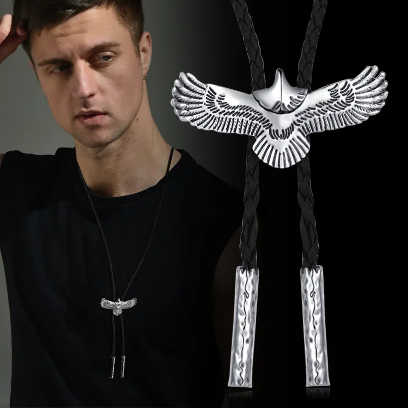 

2025Long necklaces for both men and women in the shape of an eagle, a fashionable and personalized accessory