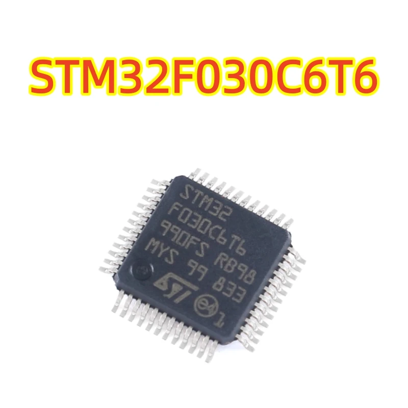 Original Authentic STM32F030C6T6 LQFP-48 ARM Cortex-M0 32-bit Microcontroller - MCU 100% Brand New Chip