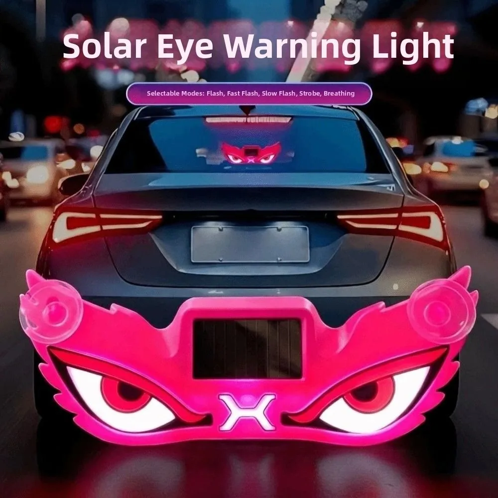 5 Modes Car Demon Eye Light Creative Cool Car Atmosphere Light Suction Cup Installation Flashing Vehicle Signal Lights