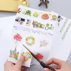 10 Sheets Sticker Collecting Album Pages Reusable Single-Sided Release Papers for Sticker Collecting Blank Sticker Collection