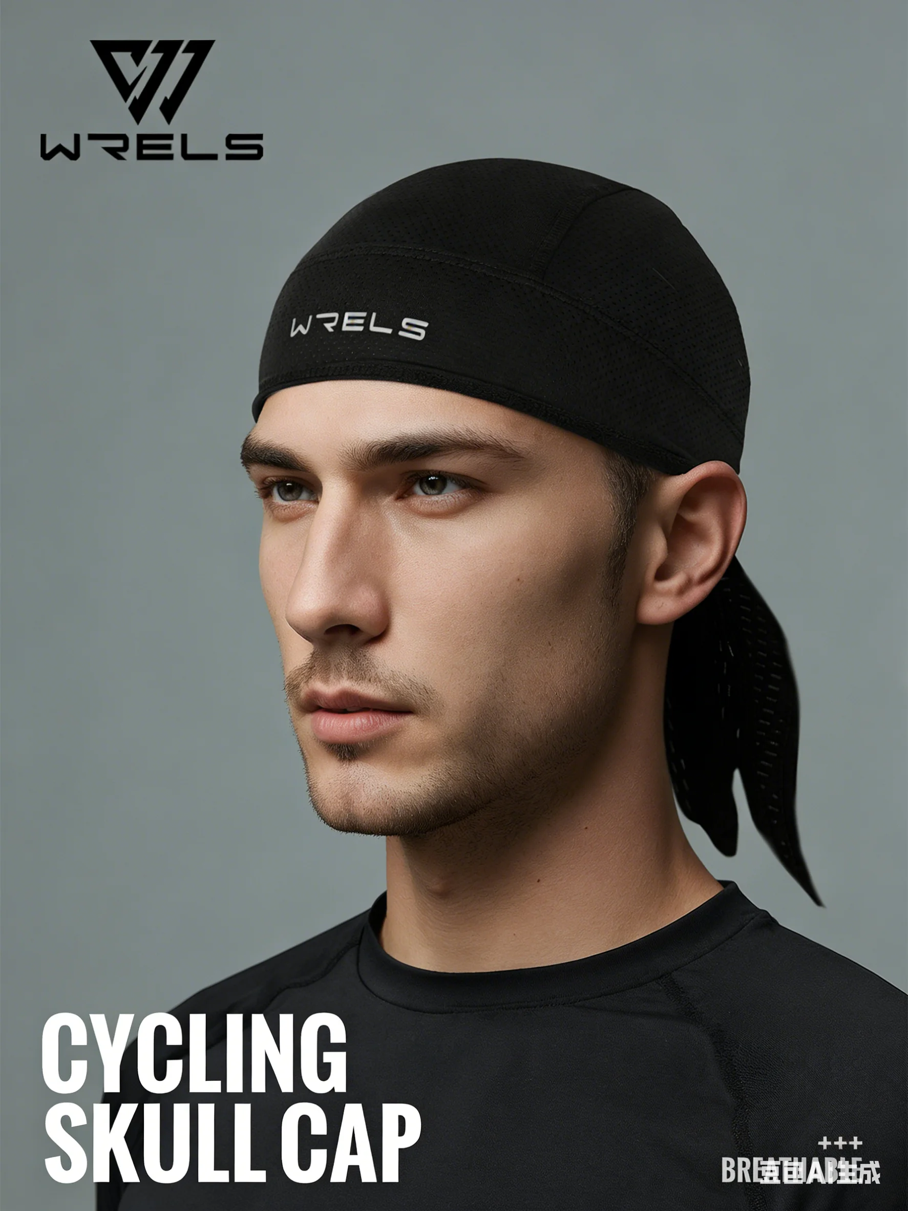 AliExpress NONE WRELS Cycling Hat Under Helmet Quick Dry Summer Cooling Helmet Motorcycle Head Wrap Adjustable Cycling Running Durag Bandana