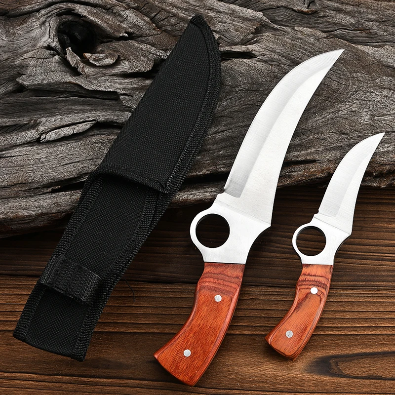 Stainless Steel Multi-Purpose Knife, Deboning Scimitar, Portable Knife, Hand-Picking Meat Knife, Fruit Knife