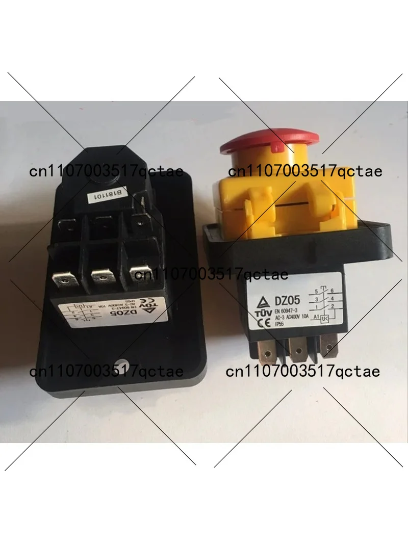 Emergency Stop Button Switch 400V 10A Waterproof Three-Phase Electromagnetic Push Button