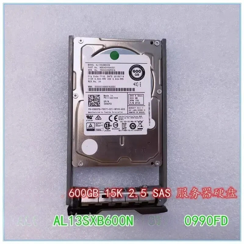 

0990FD 600G 15K 6G SAS 2.5 inch 990FD disassembled hard drive Used