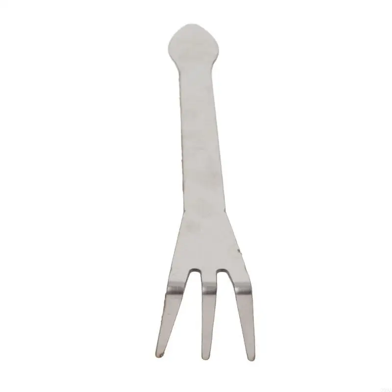 G99A น้ำหนักเบา 3 เหล็ก Prong Bonsai rakes ergonomic handle tool