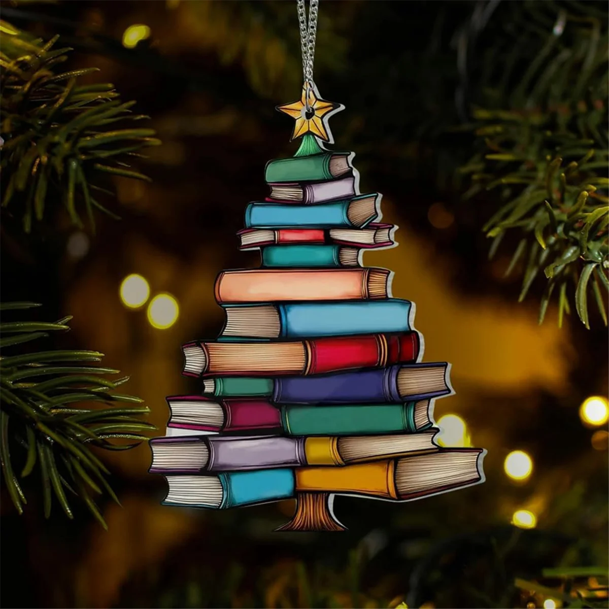 

【Exclusive-Deal!】Christmas Book Tree Card Catcher