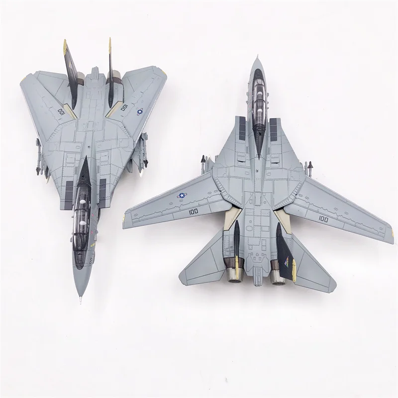 WLTK US Navy Grumman F-14D Tomcat VF-31 Tomcatters(variable-sweep wing) 1/100 Diecast Model