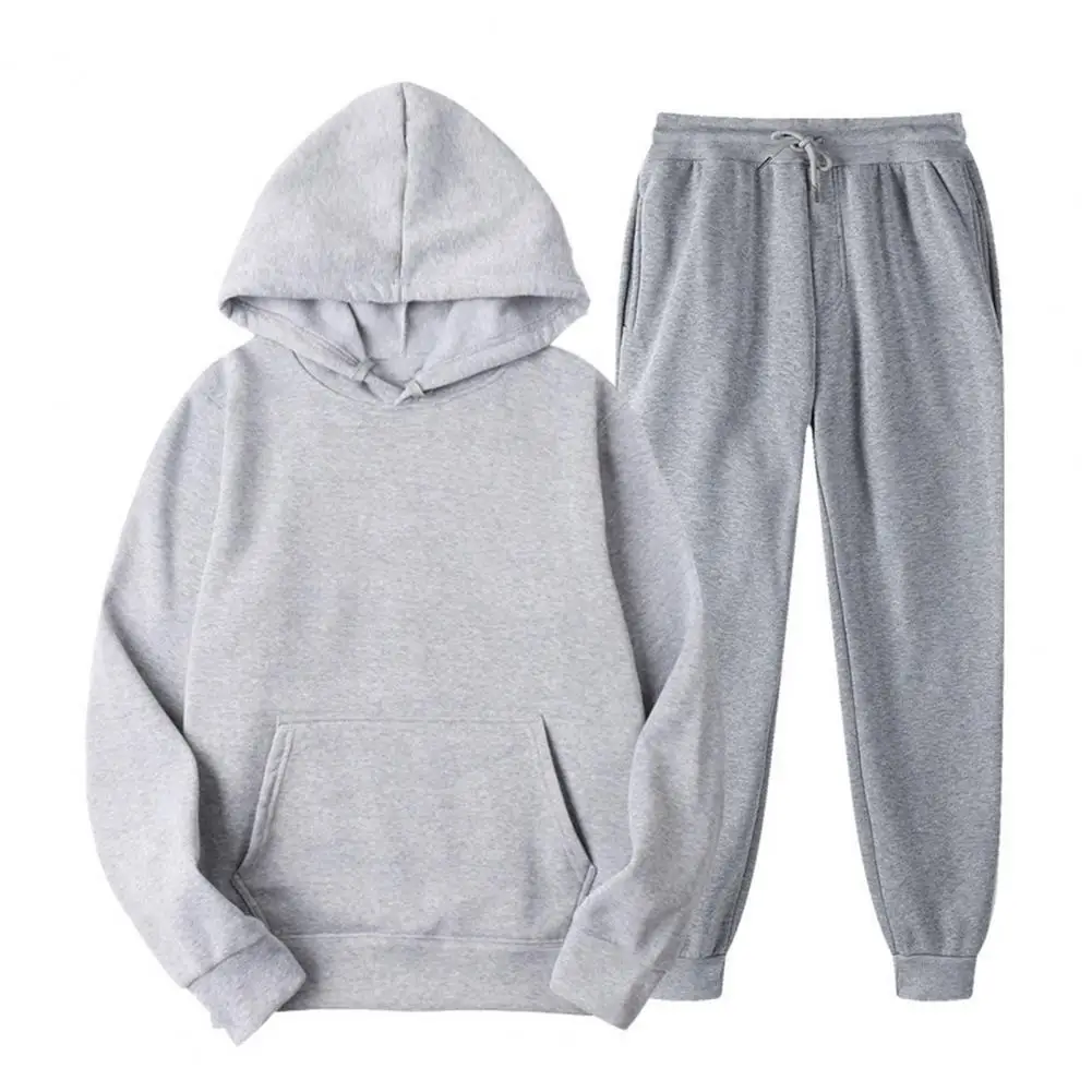 

2025 autumn and winter men and women can pullover hoodie + jogging pants two-piece Set hip hop sportswear suit fashion