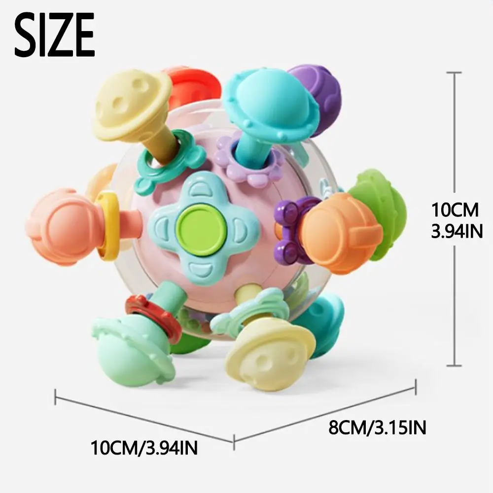 Food Grade Baby Sensory Teething Toys BPA Free Colorful Multi-Sensory Baby Toy Safety Lead Free Sensory Chew Toys