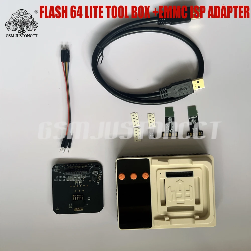 กล่องเครื่องมือ F64 Flash 64 lite ชุดเต็ม พร้อมฟังก์ชัน isp เหมือนกับ easy jtag box