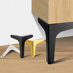 4 Uds patas de sofá modernas metal dorado negro muebles de hierro pies para mesa cama silla escritorio aparador gabinete soporte herrajes para muebles