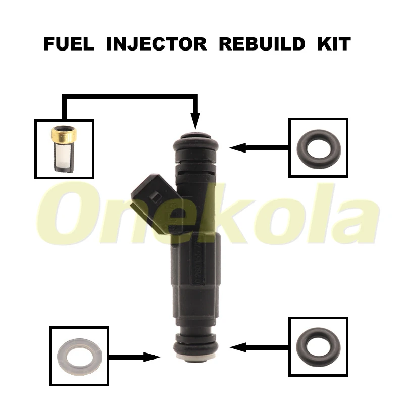 

Fuel Injector Service Repair Kit Filters Orings Seals Grommets for Dodge Neon Chrysler Ford V8 5.0 5.8 302 351 US car 0280155703