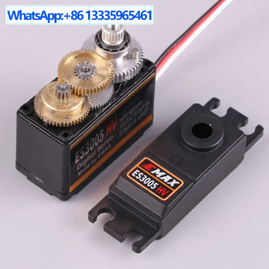 

EMAX ES3005HV high voltage waterproof servo, model aircraft robot fixed wing 43g simulated metal teeth