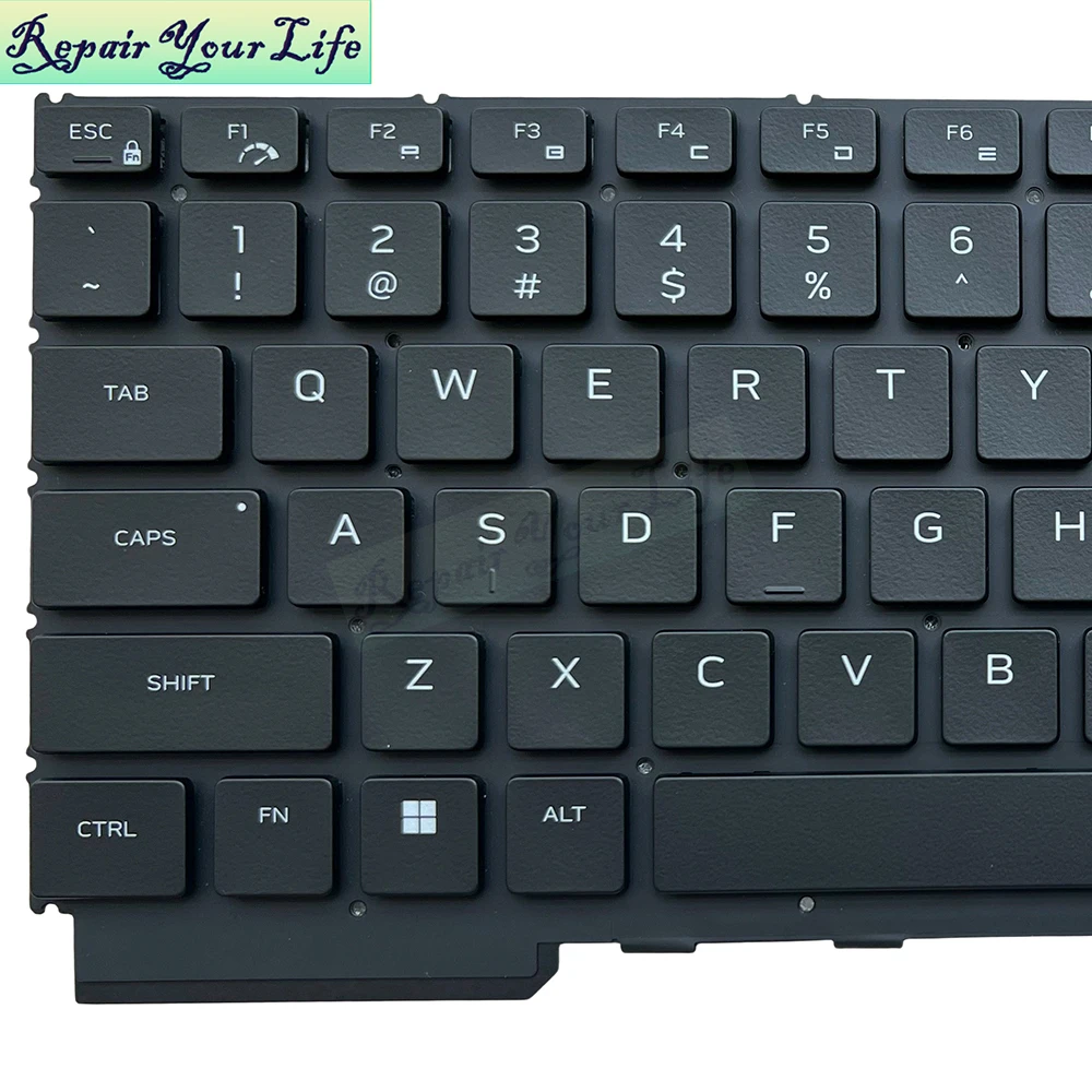 PT-BR US Brazilian RGB Backlit Keyboard For Dell for Alienware M16 R1 R2 M16R2 0TH8HR 08TDGJ Colorful Backlight Notebook Teclado