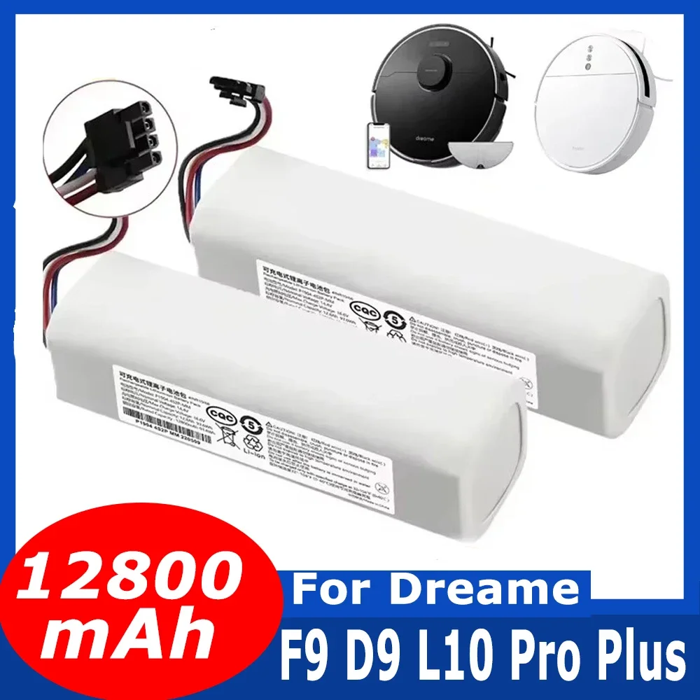 Batterie de rechange pour aspirateur robot Dreame, 14.4V, F9, D9, L10 Pro Plus, RLS3, RLS5, RLS5L, RLS5D, pièces d'accessoires d'origine