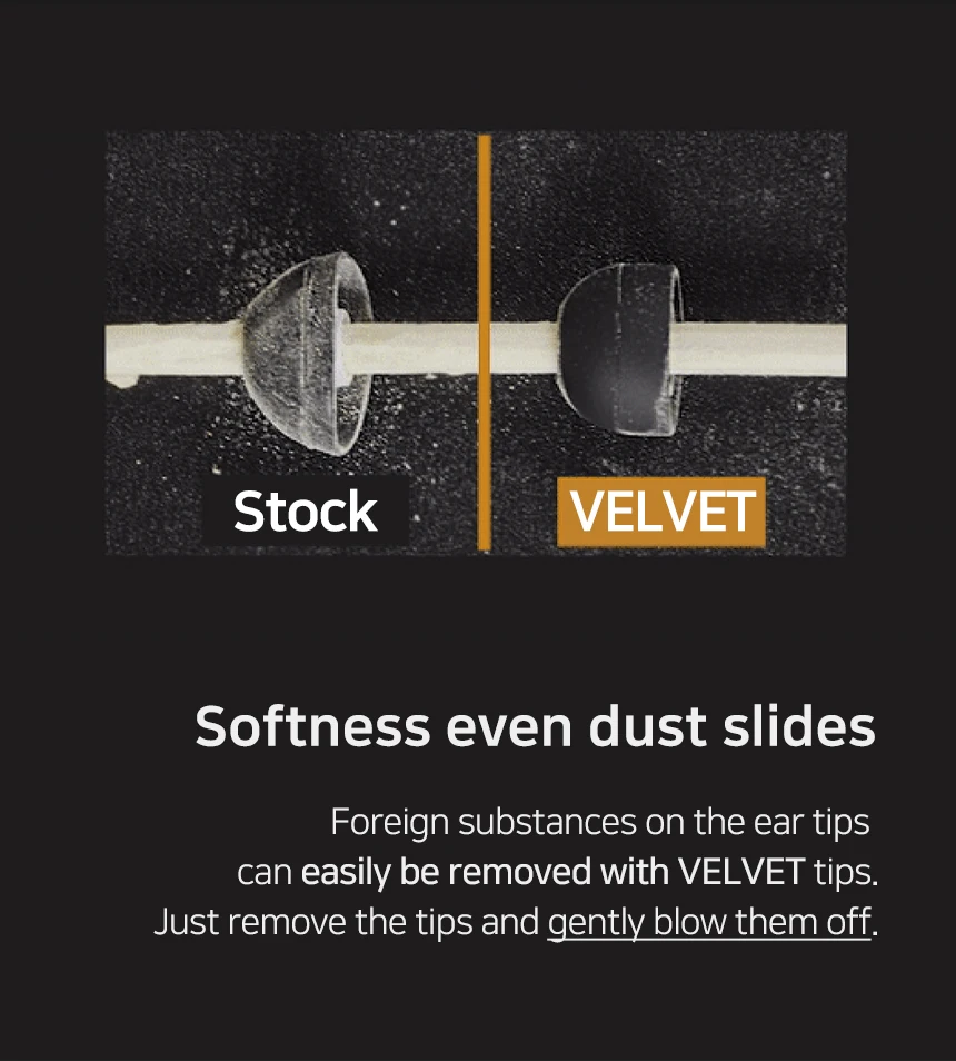 ELOIT/DIVINUS Velvet Wide Bore Silicone Earphone Eartips For 4-6mm Nozzle, Soft Deeply Ear Tips For Earbuds Tanchjim 4U,Davinci