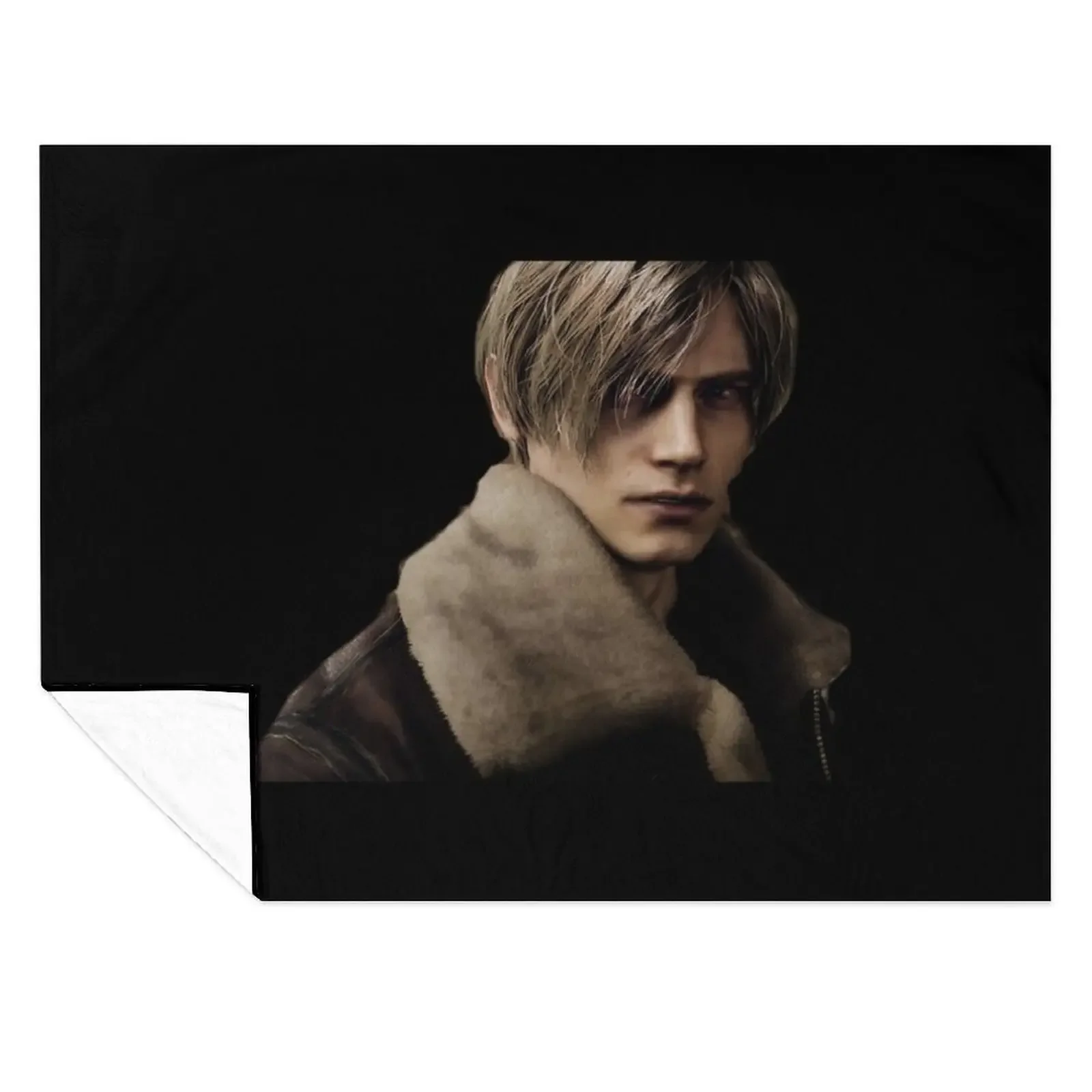 

RE4 Leon Throw Blanket decorative Furrys Giant Sofa Travel Blankets