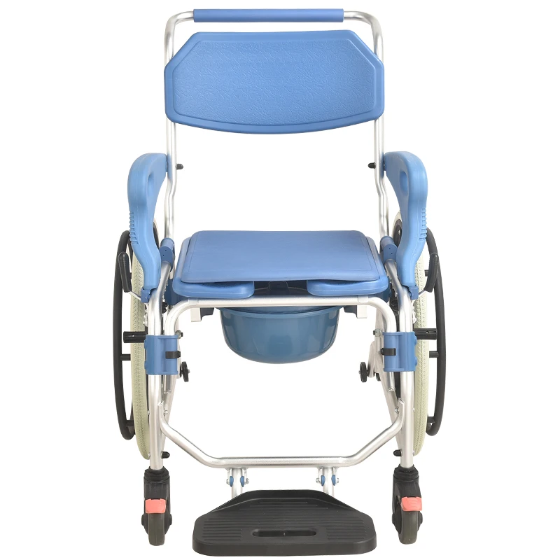 High Quality Aluminum Alloy Commode  Elderly Bathroom Safety Adult Toilet Chair