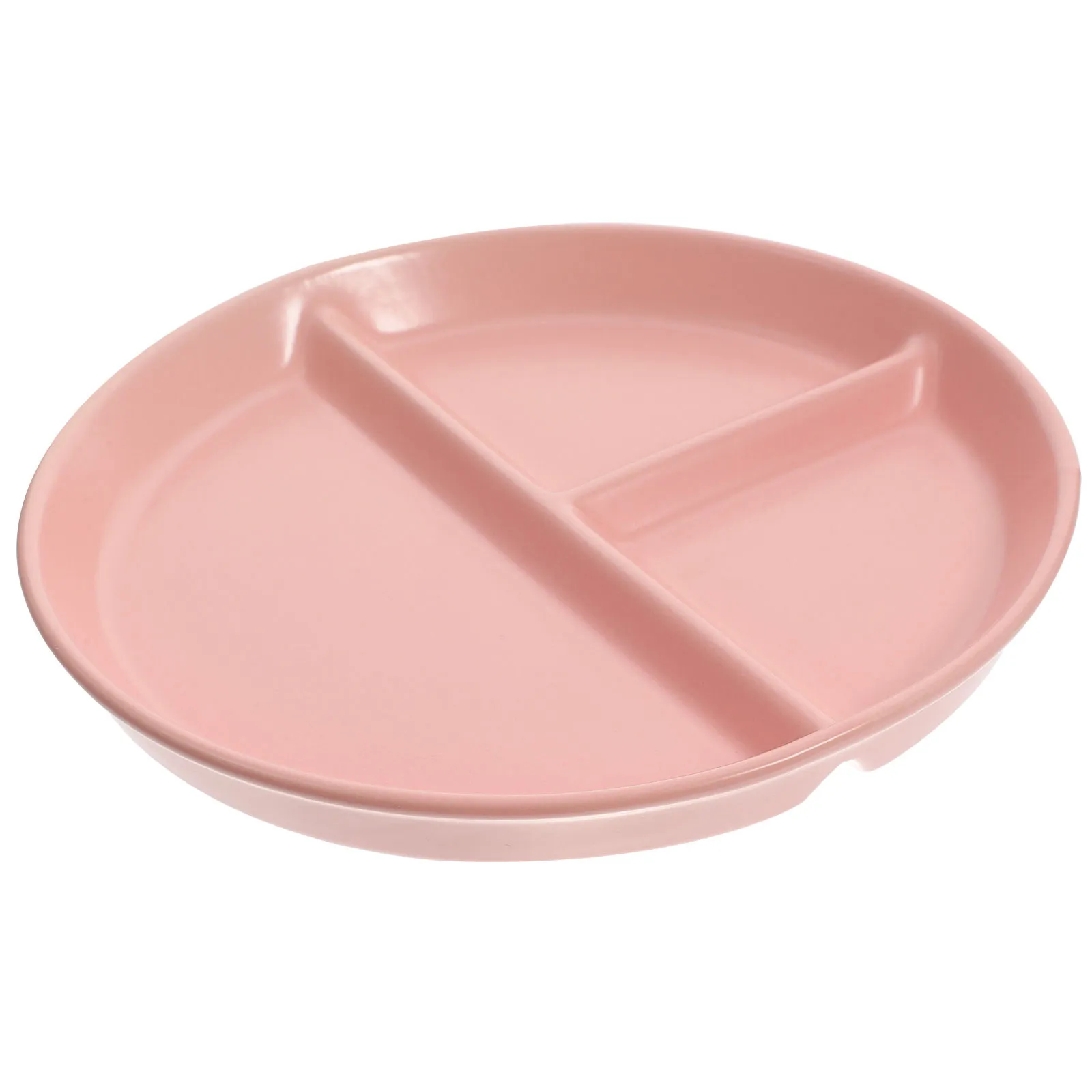 Elegant Ceramic Three-Compartment Breakfast Plate Heat Resistant Dishwasher Safe for Diet Management Home Office Cafe Restaurant
