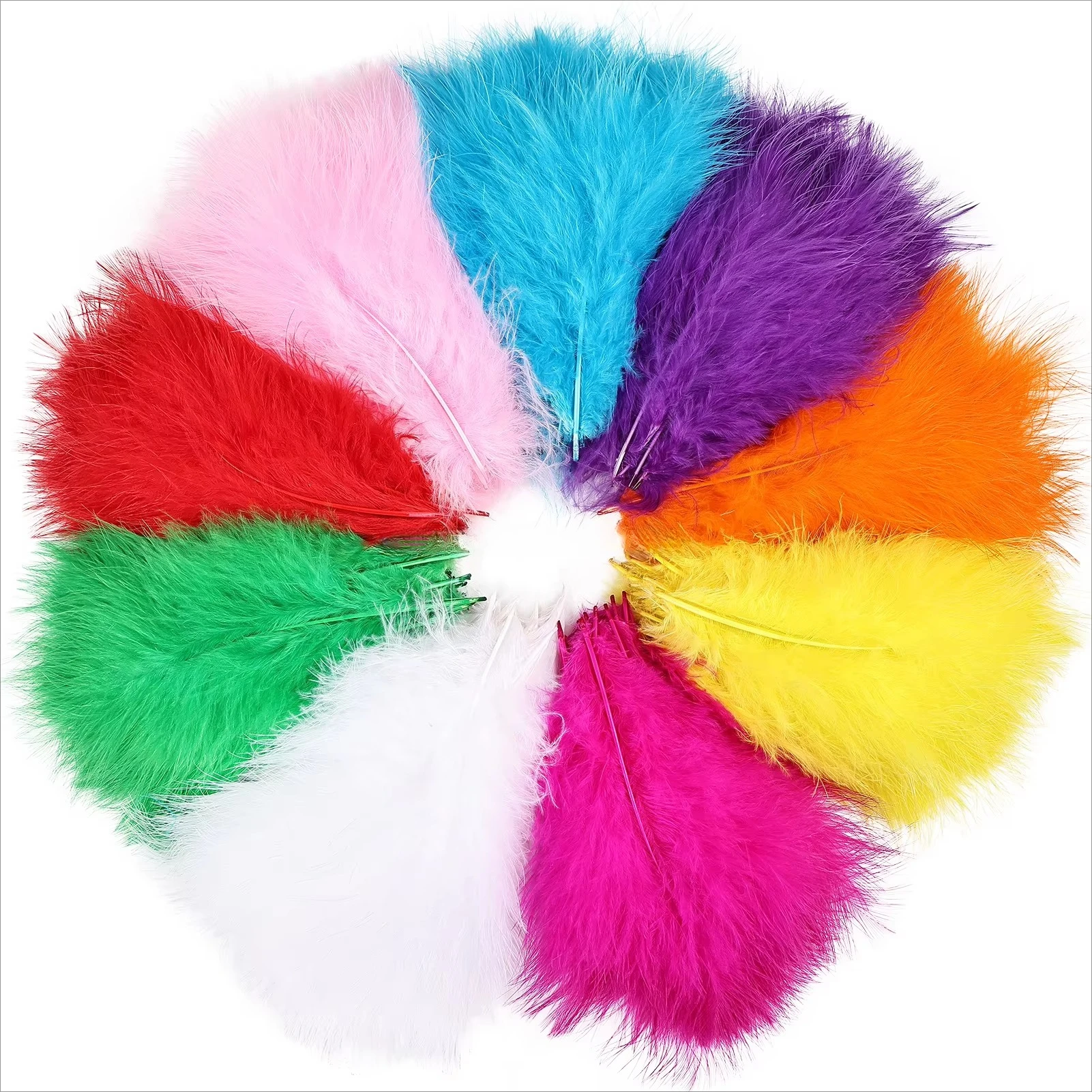 Piume decorative di piume di struzzo morbide e soffici da 4-6 pollici di alta qualità per cappelli Piume per costumi di danza