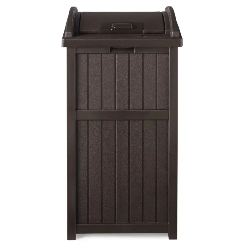 Suncast  Trashcan Hideaway Outdoor 33 Gallon Garbage Waste