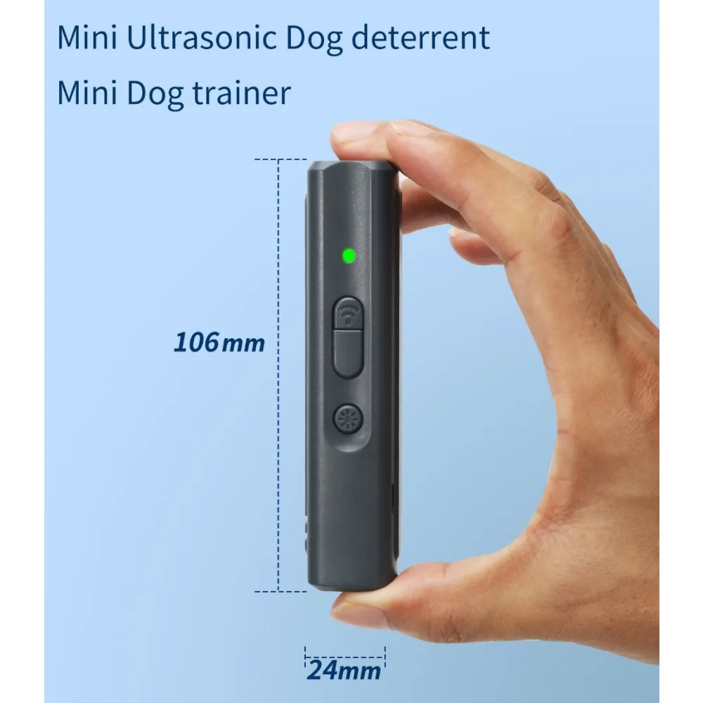 Portable Ultrasonic Dog Anti Bark Drive Device Dogs Trainer  Dog Barking Repellent Dog Bark Deterrent Device Stops Bad Behavior