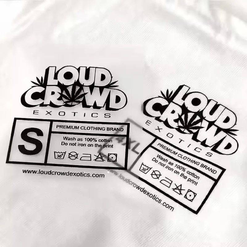 Customized Clothing Labels, Heat Transfer stickers, Washable Collar Labels, Shirt Heat Transfer Ironing Labels