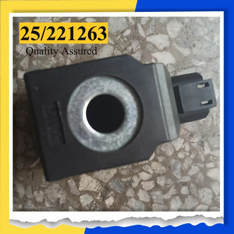 12V 24V Solenoid Coil 25/221263 For Wheel 436 426E 436E 456 426 Loader Excavator JS145LC JS115 JS330 JS180 JS220