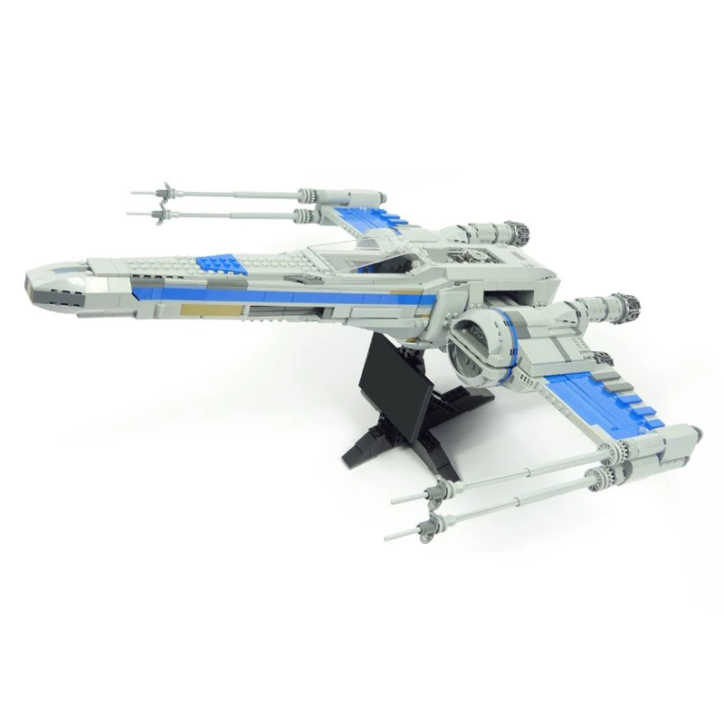 New 1950Pcs Famous Star Battle Movie Moc T-70 Spaceship Model Diy Creative Ideas Bricks Toy Birthday Gift Building Blocks