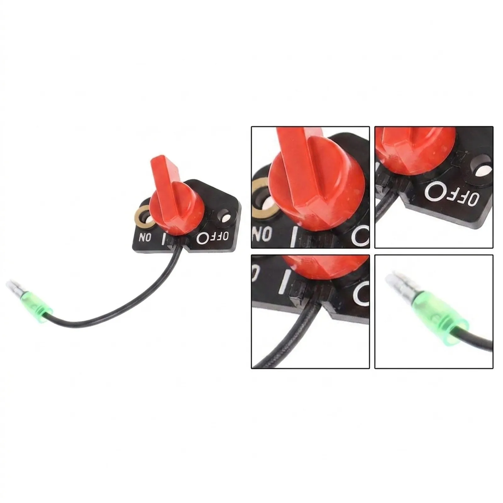 1pc On-Off Motor Switch For Plastic 3.4cm Width 8cm Cable Length BTL- for ey20 EY15 for ey20 EX17 EY28 EY35 EY40 EX27