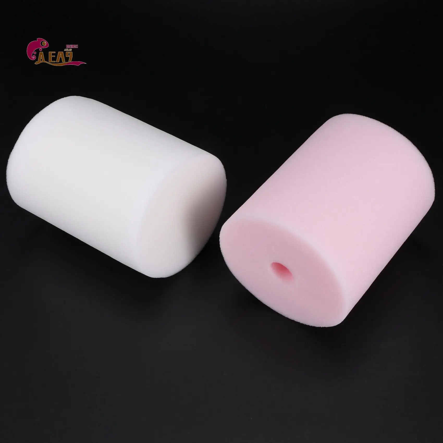 AEA9-6 Pcs Cup Turner Foam Tumbler Inserts For 3/4 Inch PVC Pipe Tumbler 10 Oz To 40 Oz Tumblers Crafting (Black/White/Pink)