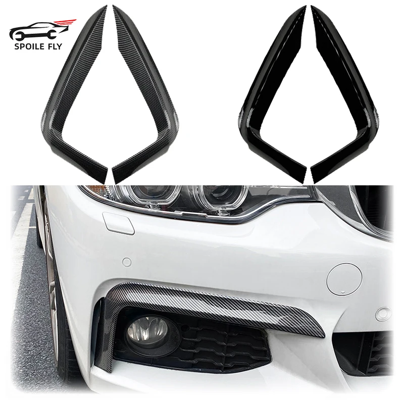 

2014 To 2020 For BMW 4 Series F32 F33 F36 M-Sport 420i 428i 435i 440i M-tech Front Lip Trims Splitters Spoiler Fog Lamp Cover