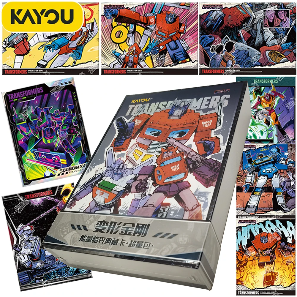 

Kayou Genuine Transformers Collection Card Fans' Like Popular Hero Robot Bumblebee Optimus Prime High Quality Character Card Toy